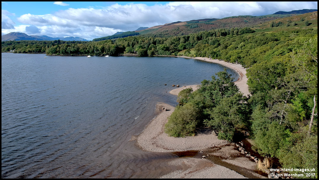 Aerial view at Loch Lomond 15/9/17
